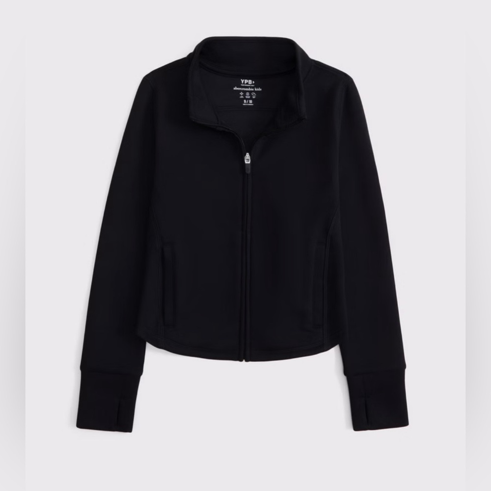active by abercrombie kids ypb neoknit full-zip jacket